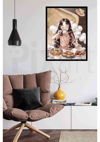Çay Zamanı Pixart Sanat Elmas Mozaik Tablo Diamond Türkiye 48*63 fiyatları