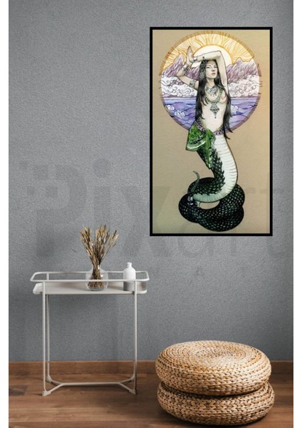 Yılan Kadın Pixart Sanat Elmas Mozaik Tablo Diamond Türkiye 50*82 modelleri