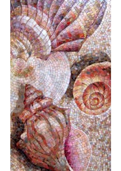 Mozaik Deniz Kabuğu Pixart Sanat Elmas Mozaik Tablo Diamond Türkiye 53*88