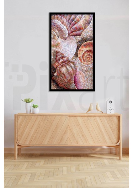 Mozaik Deniz Kabuğu Pixart Sanat Elmas Mozaik Tablo Diamond Türkiye 53*88 modelleri