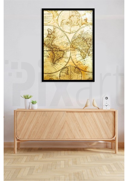 Ilk Çizimlerden Dünya Haritası Pixart Sanat Elmas Mozaik Tablo Diamond Türkiye 60*83 fiyatları