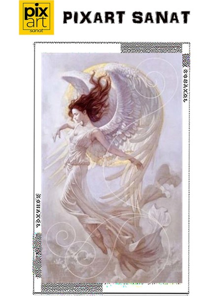 Büyük Kanatlı Peri Pixart Sanat Elmas Mozaik Tablo Diamond Türkiye 38*63 fırsatları