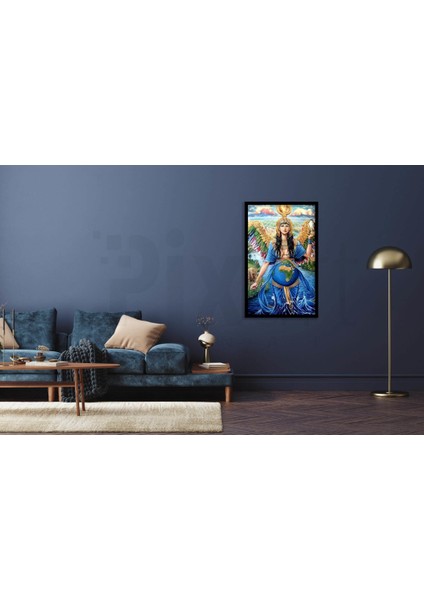 Mısırlı Kadın Pixart Sanat Elmas Mozaik Tablo Diamond Türkiye 45*70 modelleri