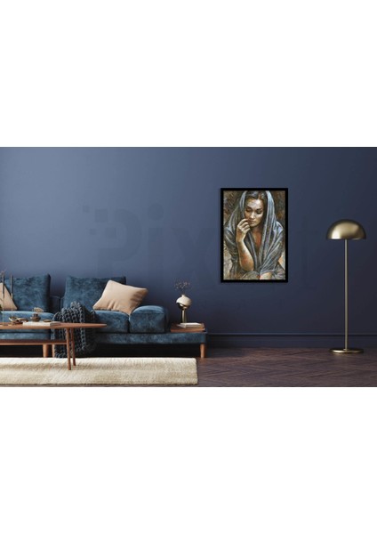Mistik Kadın Pixart Sanat Elmas Mozaik Tablo Diamond Türkiye 50*51 modelleri