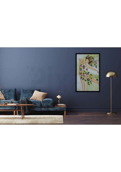Dans Eden Kız Pixart Sanat Elmas Mozaik Tablo Diamond Türkiye 38*60 fiyatları