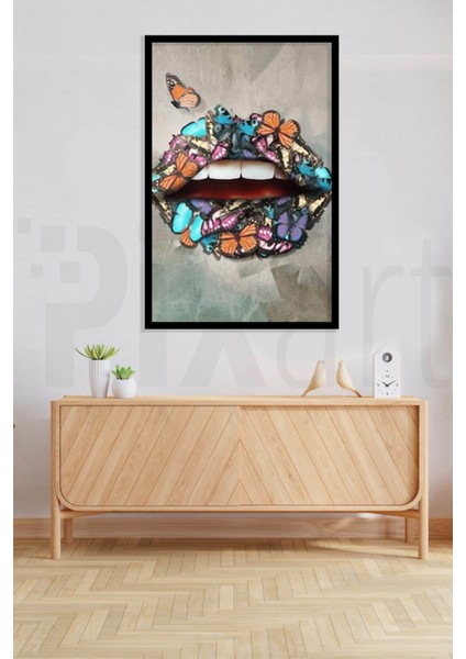 Kelebeklerden Dudak Pixart Sanat Elmas Mozaik Tablo Diamond Türkiye 50*73 fiyatları