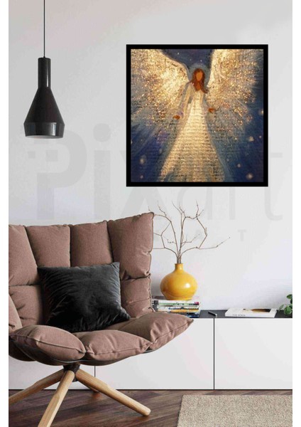 Dev Kanatlı Peri Pixart Sanat Elmas Mozaik Tablo Diamond Türkiye 58*58 modelleri