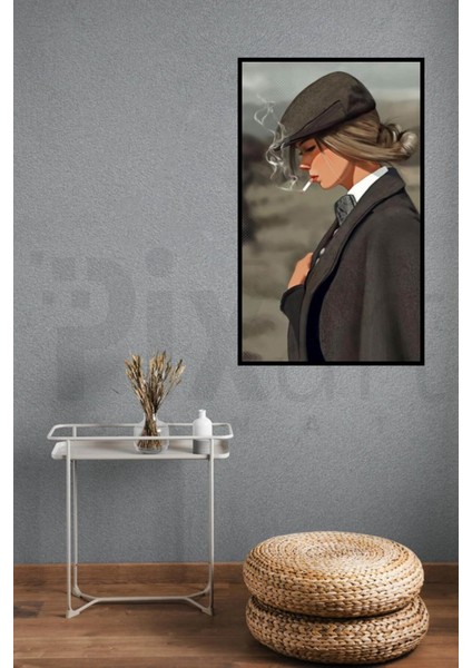 Sigara Içen Kadın Pixart Sanat Elmas Mozaik Tablo Diamond Türkiye 33*53 modelleri