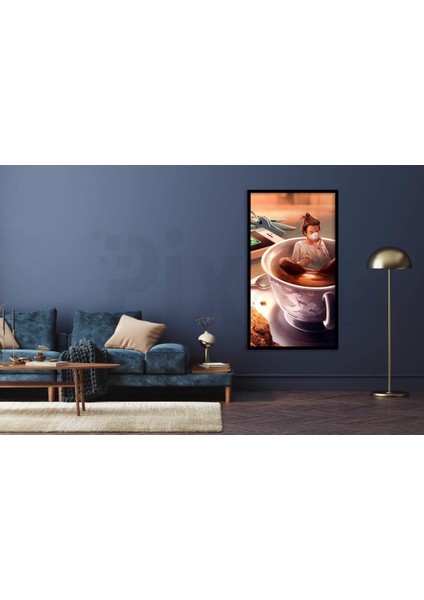 Fincan Pixart Sanat Elmas Mozaik Tablo Diamond Türkiye 38*63 fiyatları