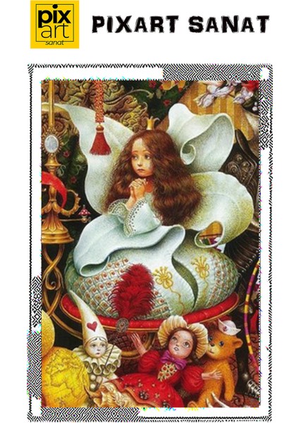 Masal Alemi Pixart Sanat Elmas Mozaik Tablo Diamond Türkiye 50*75 fırsatları