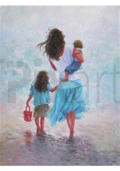 Maviliğe Yürüyüş Pixart Sanat Elmas Mozaik Tablo Diamond Türkiye 60*80