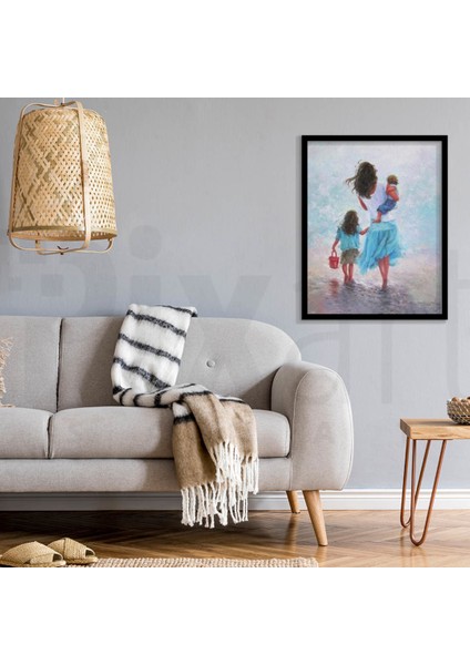 Maviliğe Yürüyüş Pixart Sanat Elmas Mozaik Tablo Diamond Türkiye 60*80 modelleri