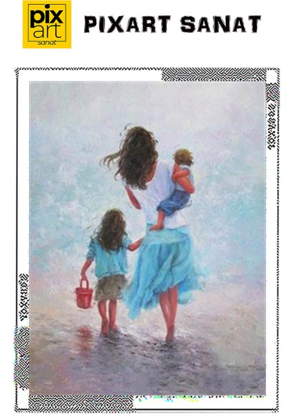 Maviliğe Yürüyüş Pixart Sanat Elmas Mozaik Tablo Diamond Türkiye 60*80 fırsatları