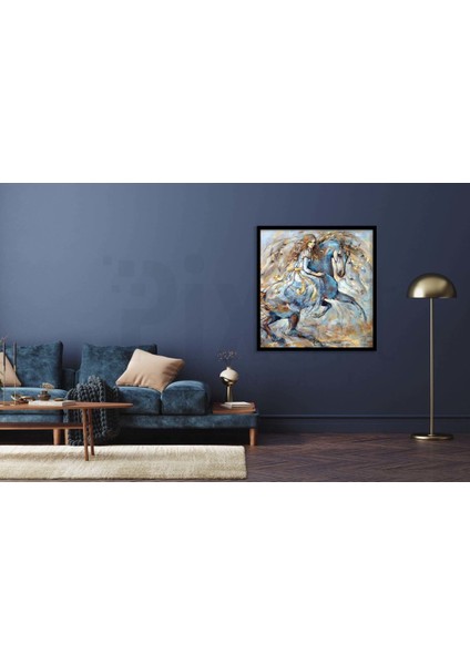 Düşümdeki Atlar Pixart Sanat Elmas Mozaik Tablo Diamond Türkiye 80*80 fiyatları