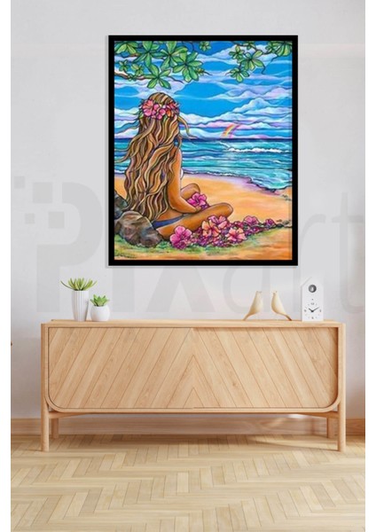 Plaj Keyfi Pixart Sanat Elmas Mozaik Tablo Diamond Türkiye 43*53 fiyatları