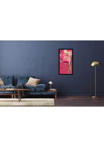 Flamingo ve Kadın Pixart Sanat Elmas Mozaik Tablo Diamond Türkiye 48*83 fiyatları