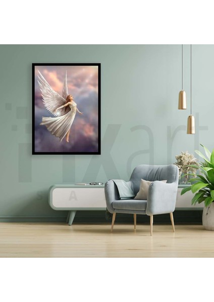 Bulutların Üzerinde Peri Pixart Sanat Elmas Mozaik Tablo Diamond Türkiye 43*58