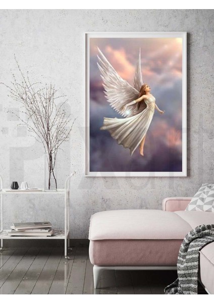 Bulutların Üzerinde Peri Pixart Sanat Elmas Mozaik Tablo Diamond Türkiye 43*58