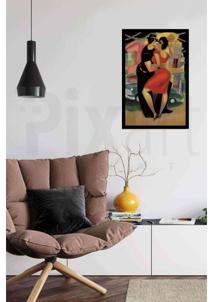Dans Eden Çift Soyut Pixart Sanat Elmas Mozaik Tablo Diamond Türkiye 48*71 modelleri