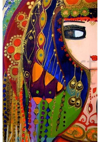 Etnik Kadın 41 x 61 cm