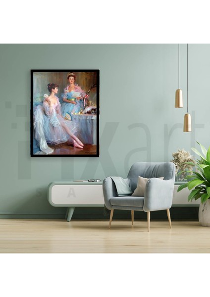 Balerinler Otururken 51 x 61 cm fiyatları
