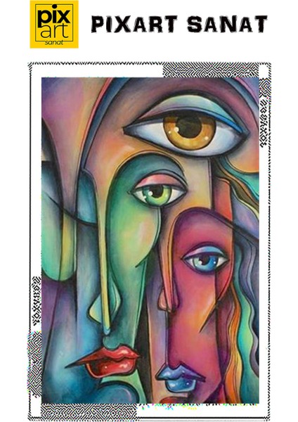 Soyut Resim Elmas Mozaik 33 x 51 cm fırsatları