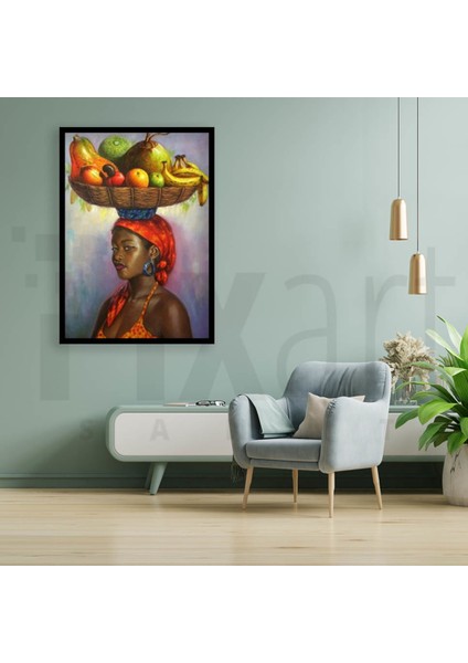 Meyve Taşıyan Kadın 36 x 51 cm fiyatları