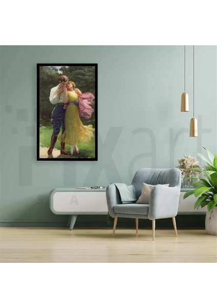 Ormandaki Romantik Çift Pixart Sanat Elmas Mozaik Tablo Diamond Türkiye 45*71 fiyatları