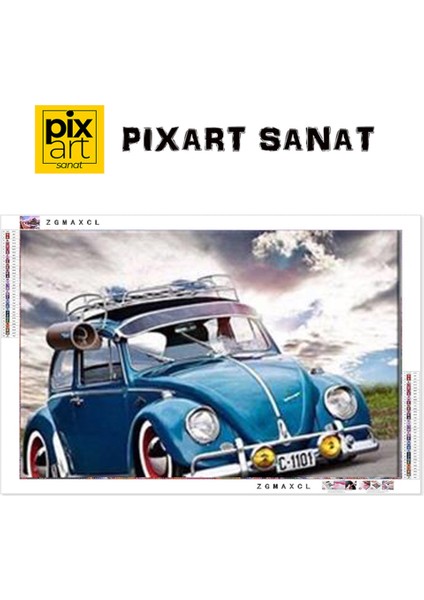 Mavi Vos Vos Pixart Sanat Elmas Mozaik Tablo Diamond Türkiye 78*53 fırsatları