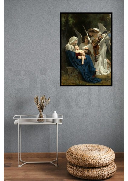 Hz Meryem Hz Isa Ve Melekleri 41 x 46 Elmas Mozaik Tablo fiyatları
