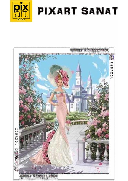 Şık Kadın Pixart Sanat Elmas Mozaik Tablo Diamond Türkiye 63*78 fırsatları
