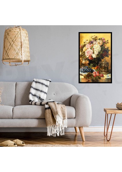 Masanın Güzeli Güller Pixart Sanat Elmas Mozaik Tablo Diamond Türkiye 55*83 fiyatları