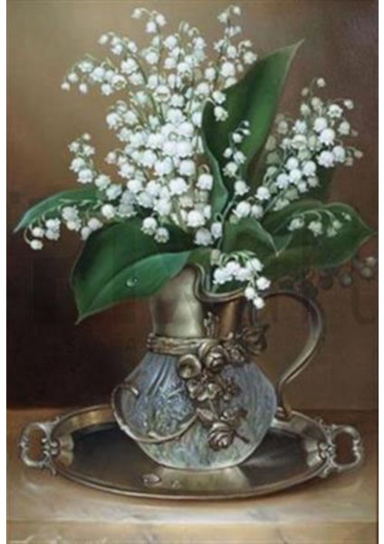 Gümüş Içindeki Kır Pixart Sanat Elmas Mozaik Tablo Diamond Türkiye 35*53