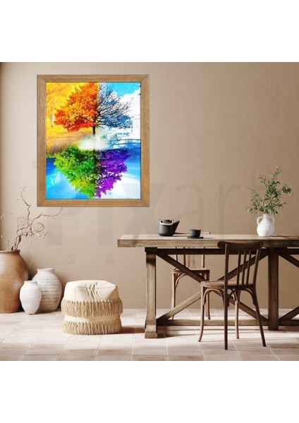 Mevsim Ağacı Pixart Sanat Elmas Mozaik Tablo Diamond Türkiye 53*66 fiyatları