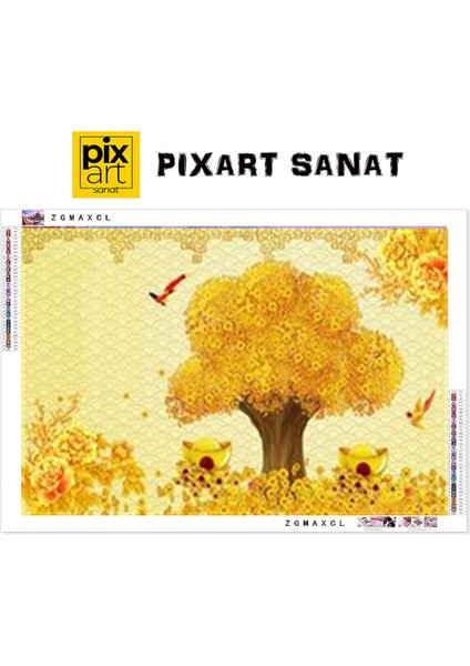 Bereketli Ağaç Pixart Sanat Elmas Mozaik Tablo Diamond TÜRKIYE88*55 fırsatları