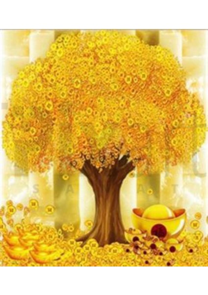 Bereketli Ağaç Pixart Sanat Elmas Mozaik Tablo Diamond Türkiye 58*66
