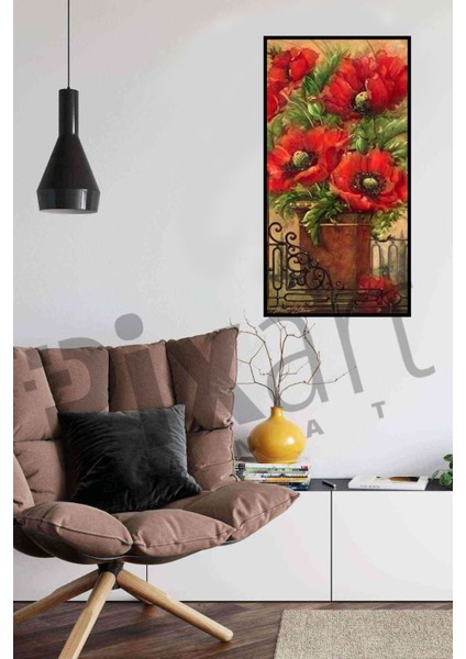 Gelincik 40 x 60 Elmas Mozaik Tablo modelleri