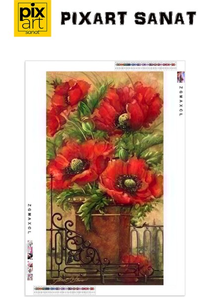 Gelincik 40 x 60 Elmas Mozaik Tablo fırsatları