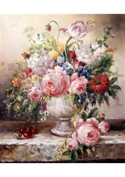 Güllerin Güzelliği Pixart Sanat Elmas Mozaik Tablo Diamond Türkiye 63*76