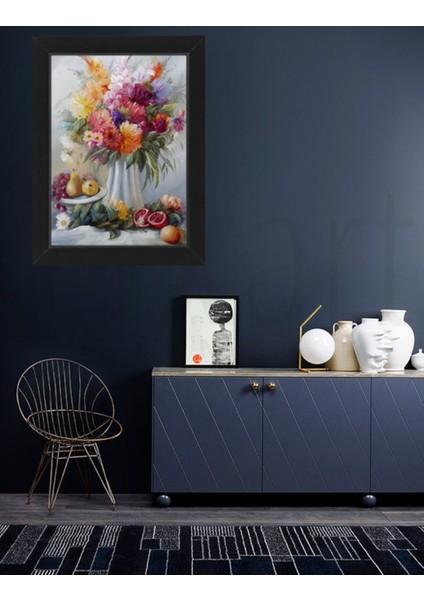 Meyve ve Çiçek Karışımı Pixart Sanat Elmas Mozaik Tablo Diamond Türkiye 48*68 modelleri