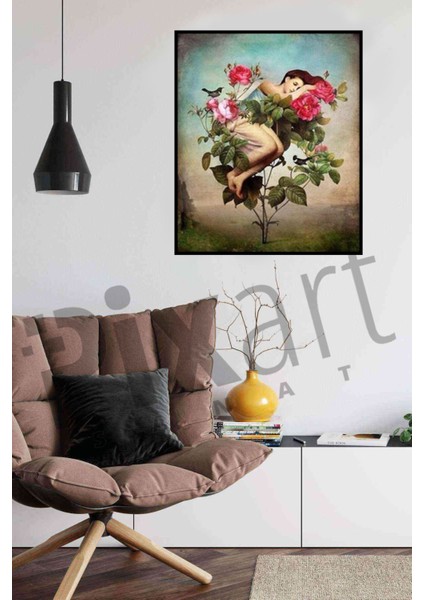 Güllerin Içinden Doğum Pixart Sanat Elmas Mozaik Tablo Diamond Türkiye 60*76 modelleri