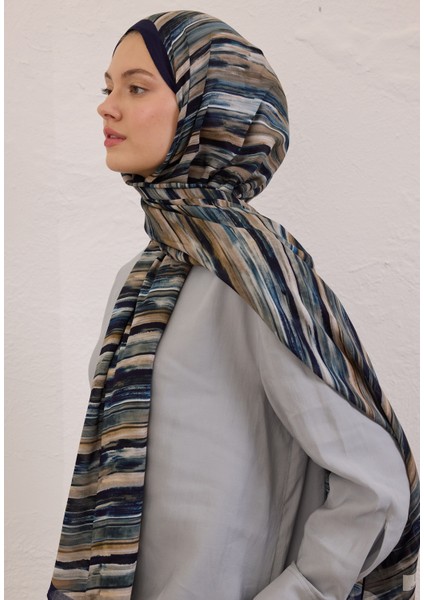 Deıa Desen Rami Şal Lacivert fiyatları