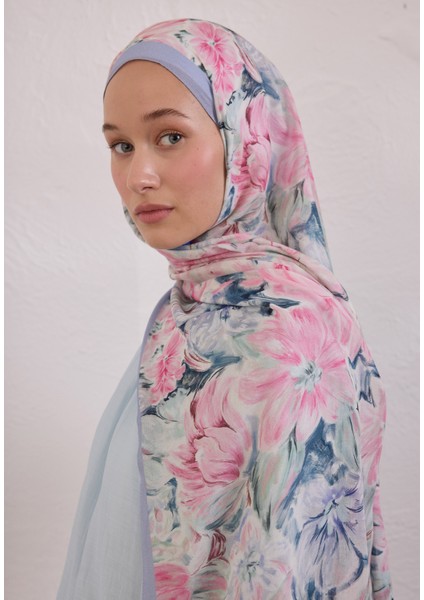 Pure Flora Desen Rami Şal Pembe fırsatları