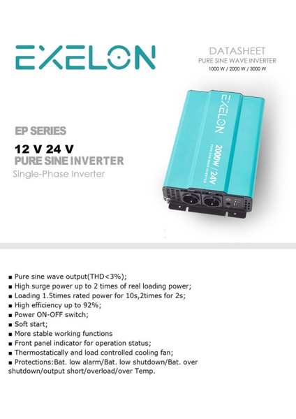 2000W 24V Tam Inverter