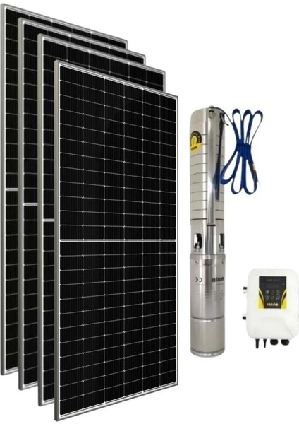 110 Volt 13.5 Amper Dc Pompalı Tarımsal Sulama Paketi