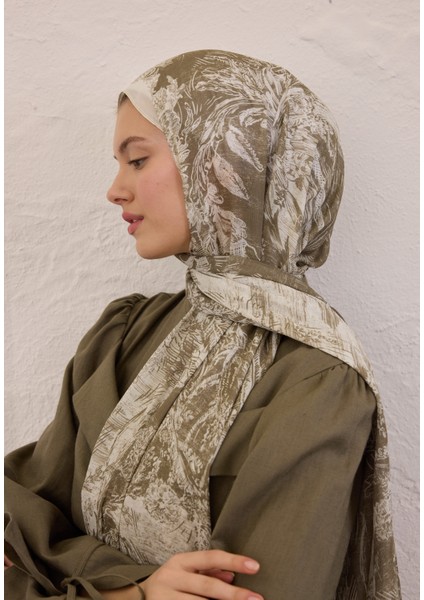 Secret Elegance Desen Rami Şal Vizon fırsatları