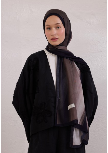 Color Brush Desen Rami Şal Siyah fiyatları