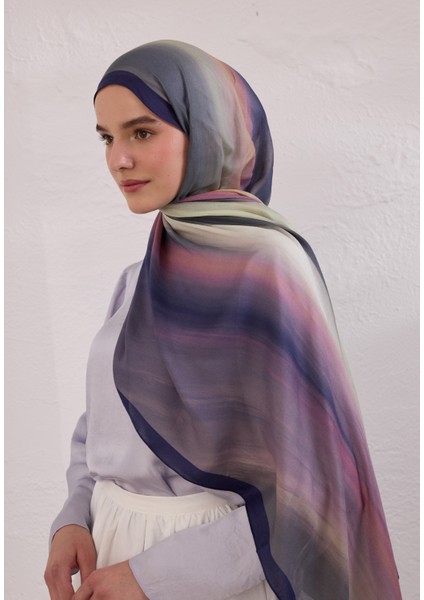 Color Brush Desen Rami Şal Mor fiyatları