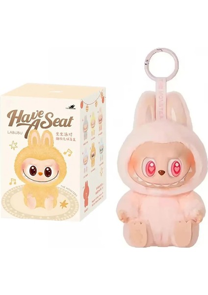 Anime Figürü Kawaii Labubu Bir Koltuk Serisi Var-Üflemeli Kutu Sevimli Li Kutu Oyuncaklar Pvc Bebek ve Hobiler Süs Çocuk Noel Hediyesi Renk: 02 ile Kutu ile (Yurt Dışından)