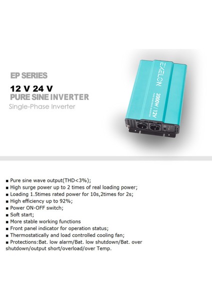 2000W 12V Tam Inverter